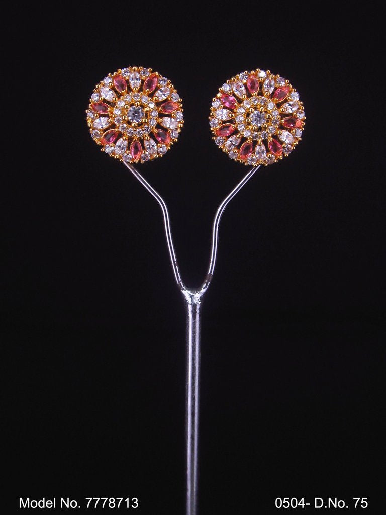 Stylish Party wear Zircon studs - Style 3 - Amaara World