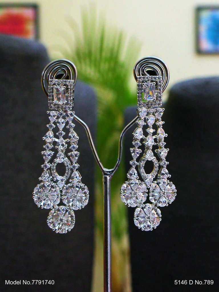 Traditional Cz Jewelry Sets - View 3 - Amaara World