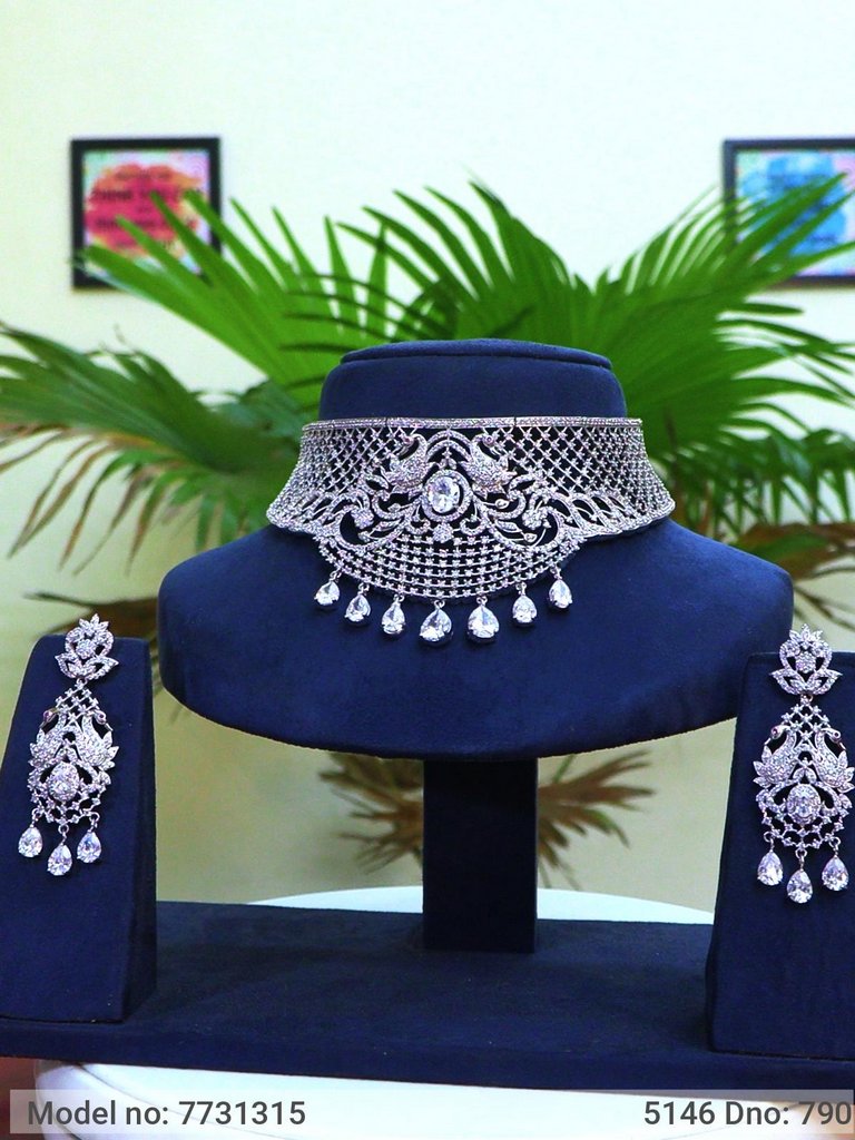 Choker Jewelry Set for Wedding Occasions - 7731315 - View 1