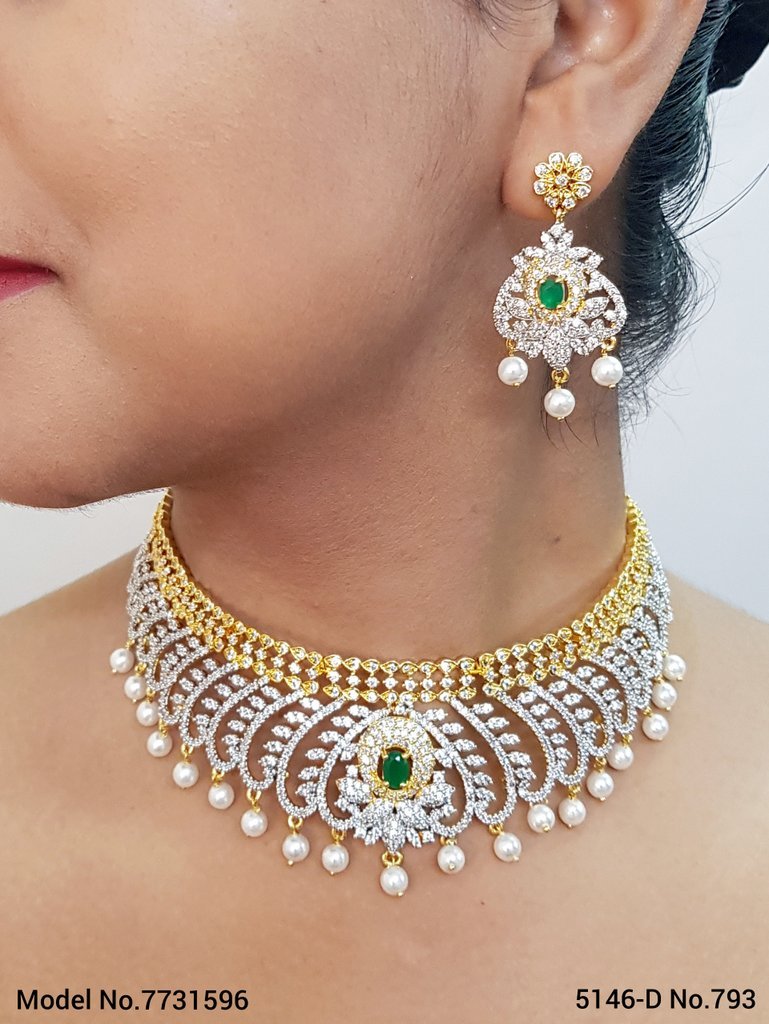 Designer Jewelry Set for Weddings - 7731591 - Color variant