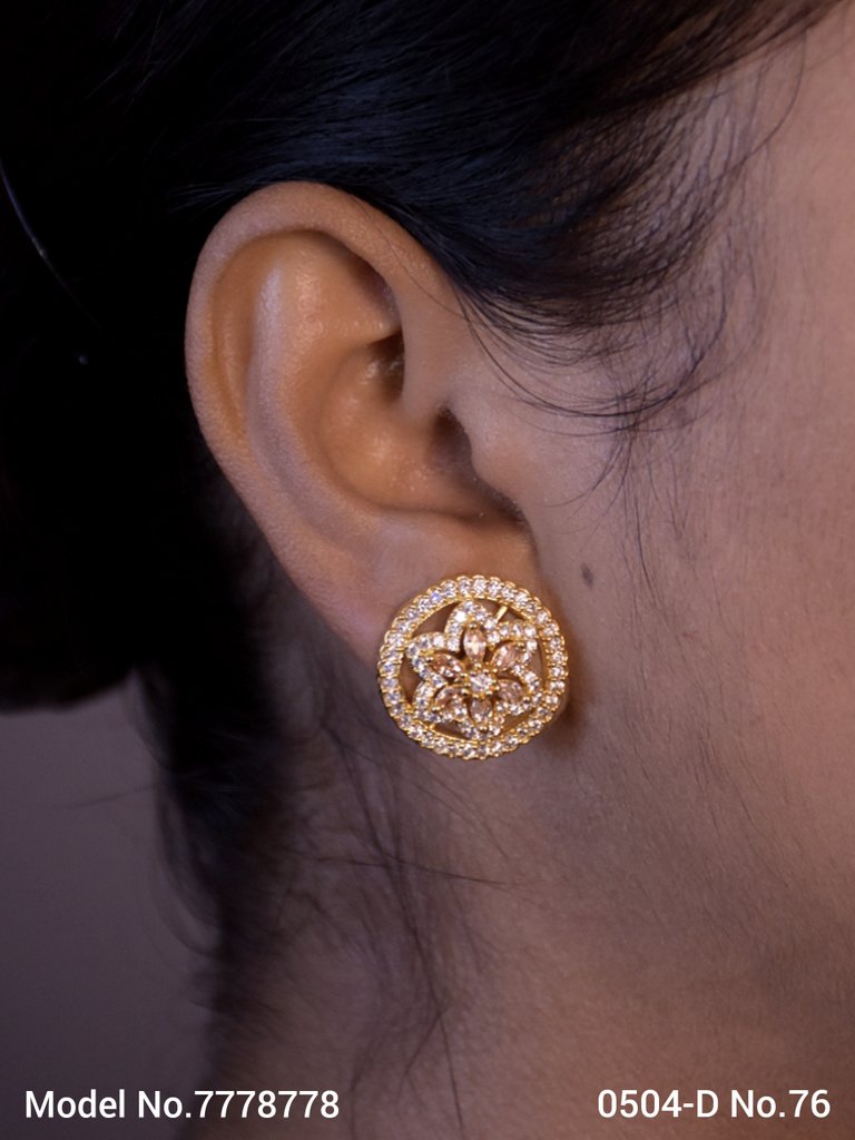 Artifical Diamond College wear Studs - Style 2 - Amaara World