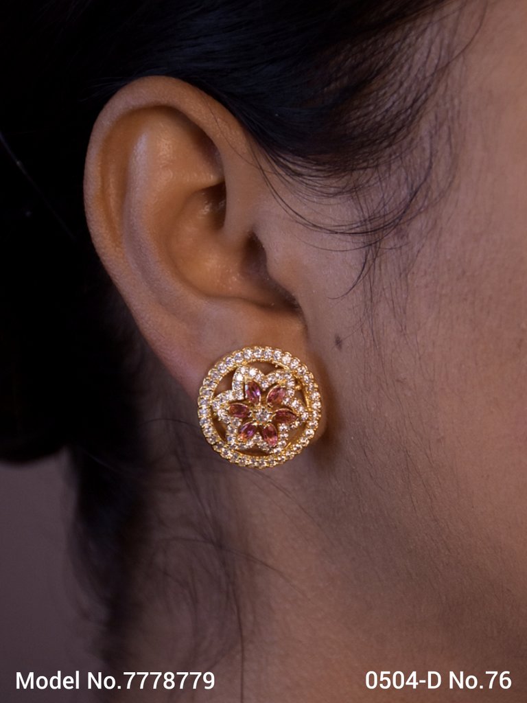 Artifical Diamond College wear Studs - Style 3 - Amaara World