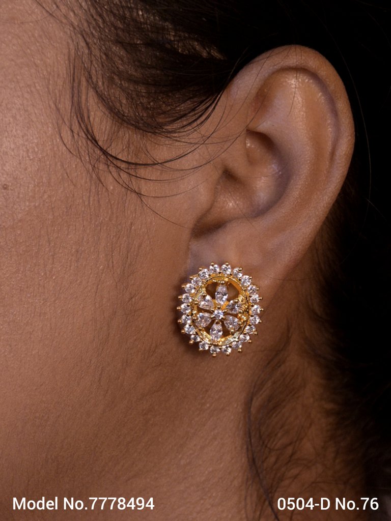 AAA start cut studs | Top Earrings cubic Zircons - Style 1 - Amaara World