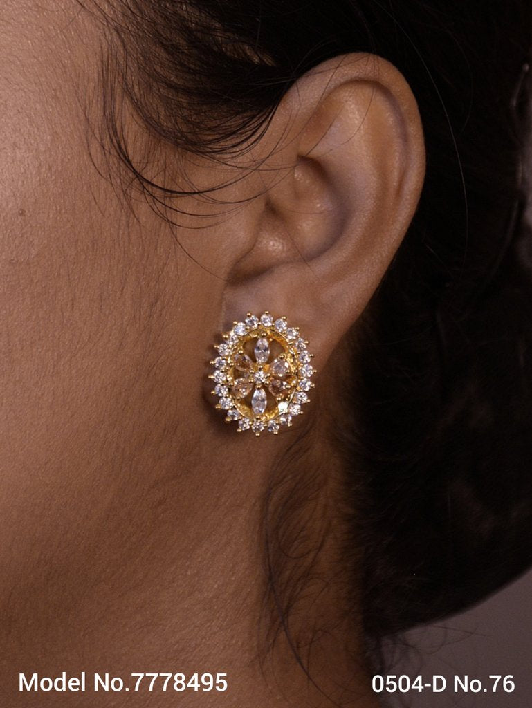 AAA start cut studs | Top Earrings cubic Zircons - Style 2 - Amaara World