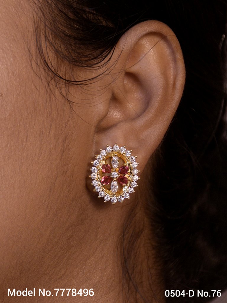 AAA start cut studs | Top Earrings cubic Zircons - Style 3 - Amaara World
