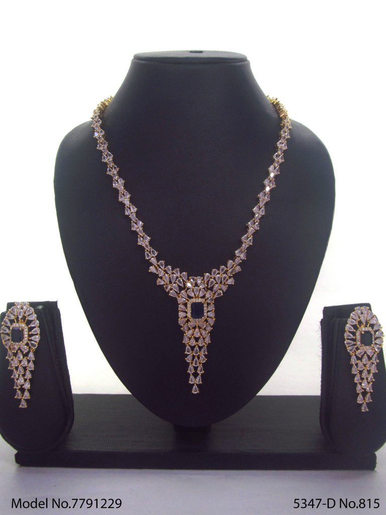 Traditional Design | American Diamond Jewelry Set - Amaara World