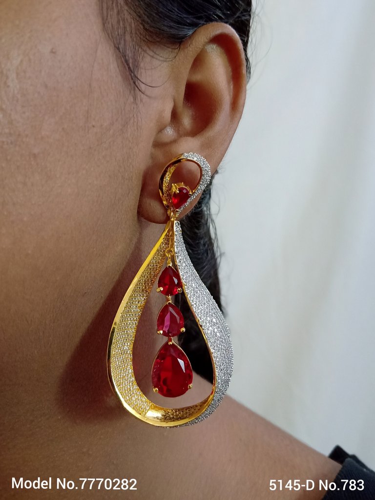 Real Zircon | Fashion AD Earrings - Amaara World