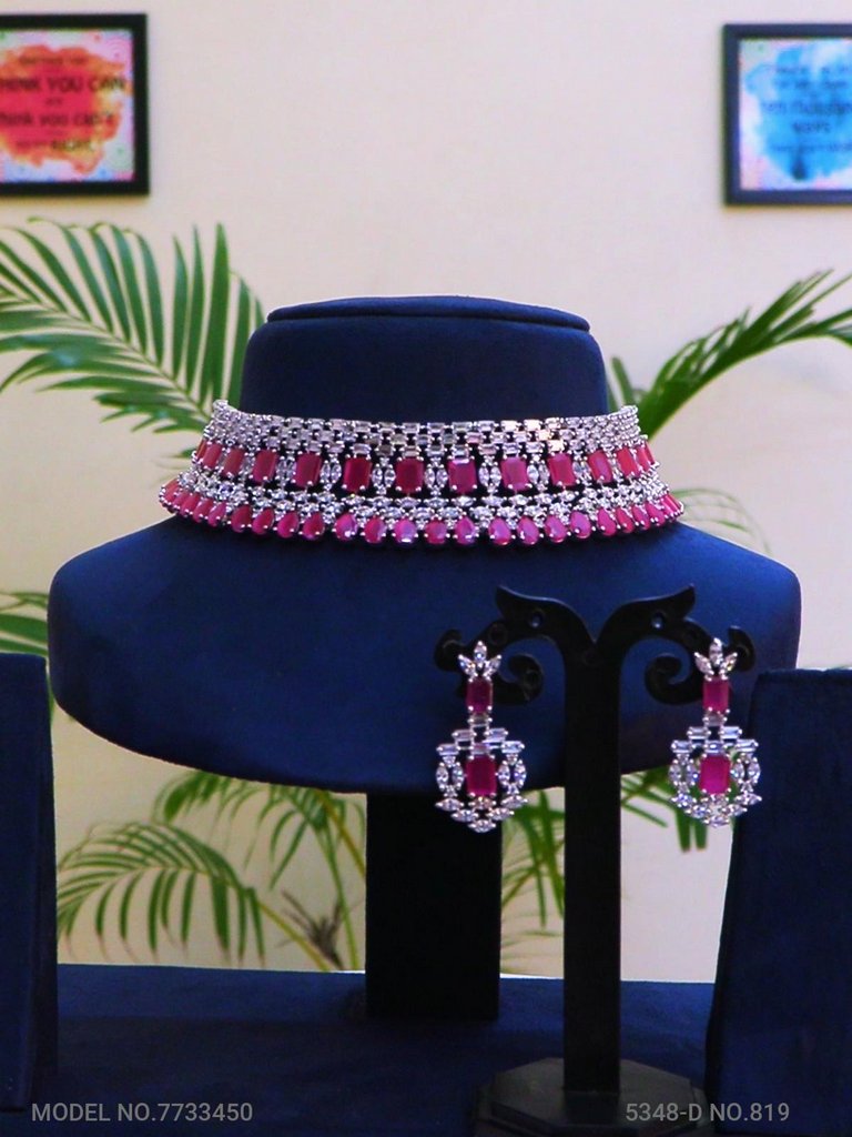 Cz Jewelry Set | Made In India - 7733450 - View 1