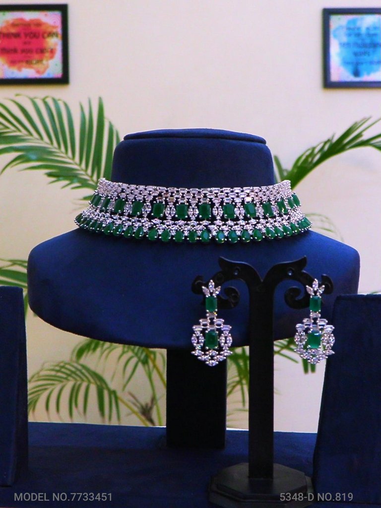 Cz Jewelry Set | Made In India - 7733450 - Color variant