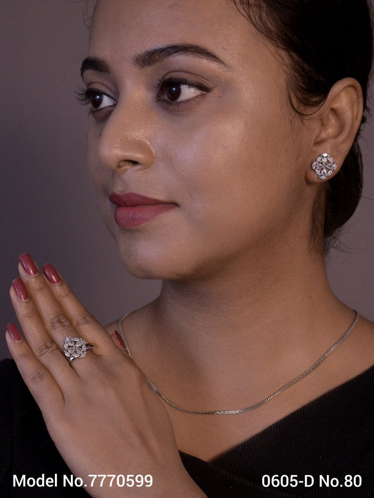 Earring With Finger Rings - Amaara World USA - SKU 7770599