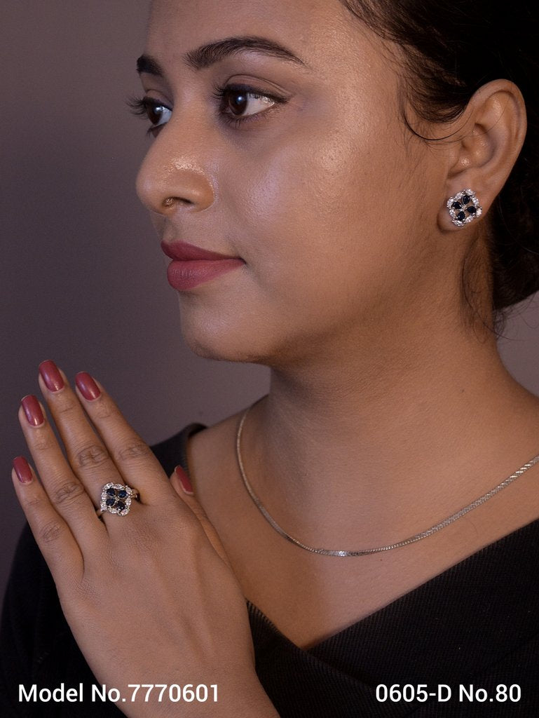 Earring With Finger Rings - Style 2 - Amaara World