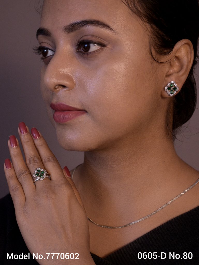 Earring With Finger Rings - Style 3 - Amaara World