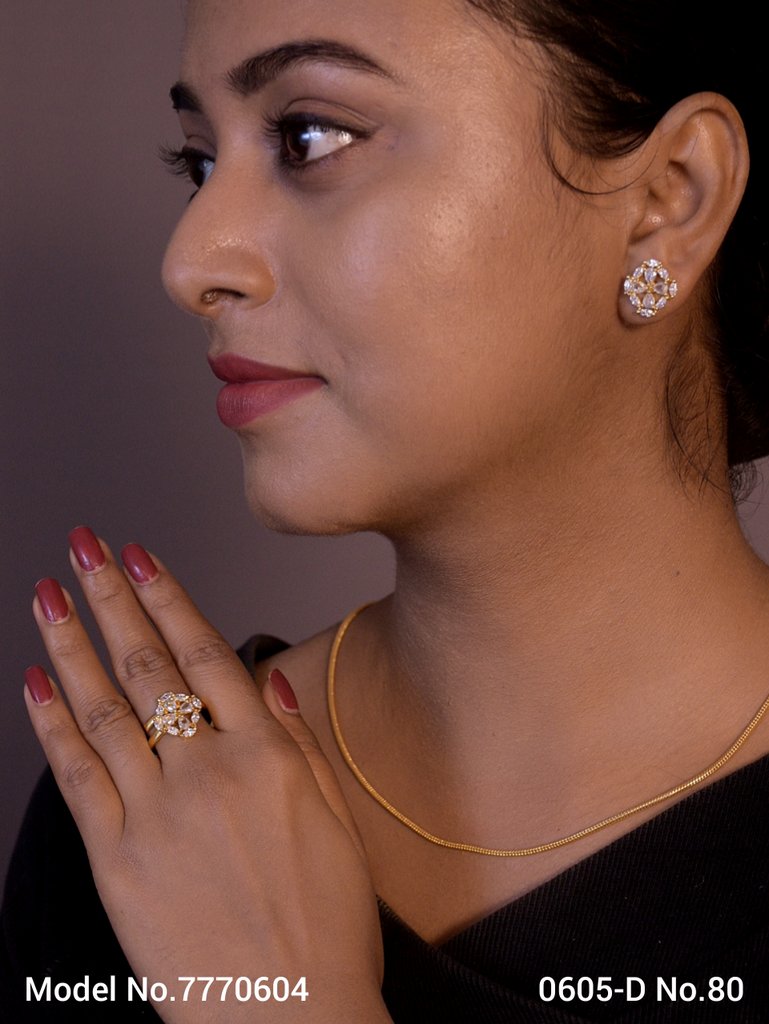Earring With Finger Rings - Style 5 - Amaara World