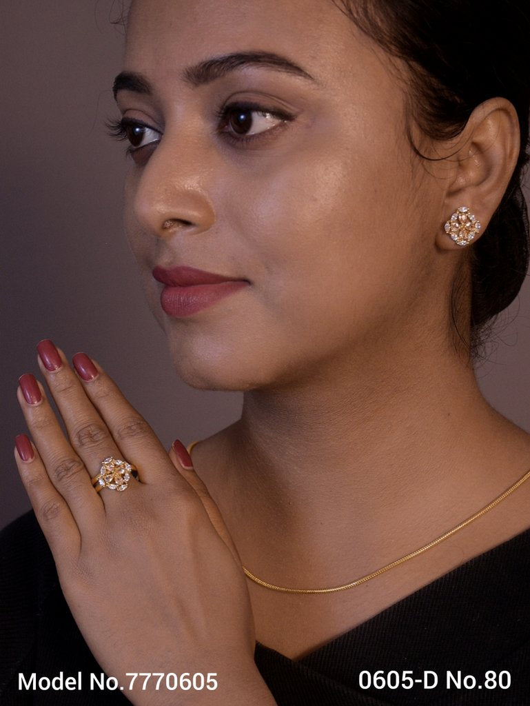 Earring With Finger Rings - Style 6 - Amaara World