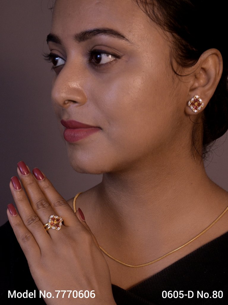 Earring With Finger Rings - Style 7 - Amaara World