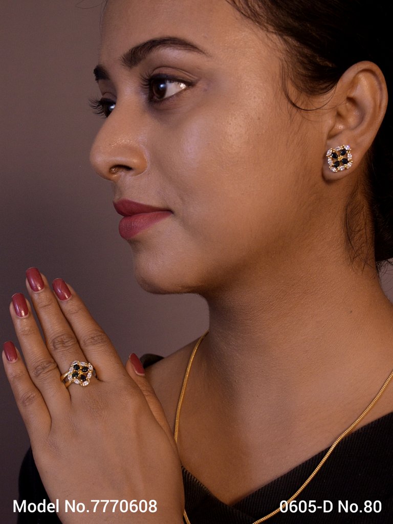 Earring With Finger Rings - Style 9 - Amaara World