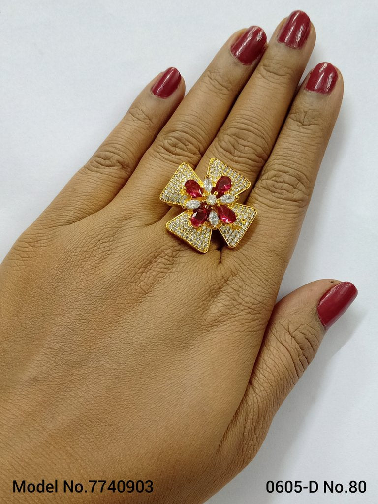 Crystal Crown Ring - Style 3 - Amaara World