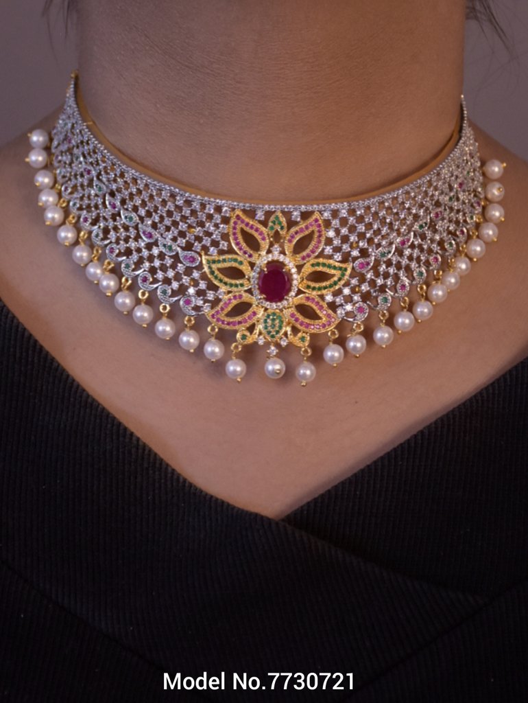 Designer Handmade Cz Jewelry - 7730721 - View 3
