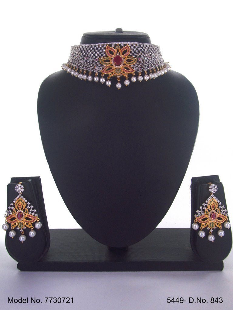 Designer Handmade Cz Jewelry - 7730721 - View 1