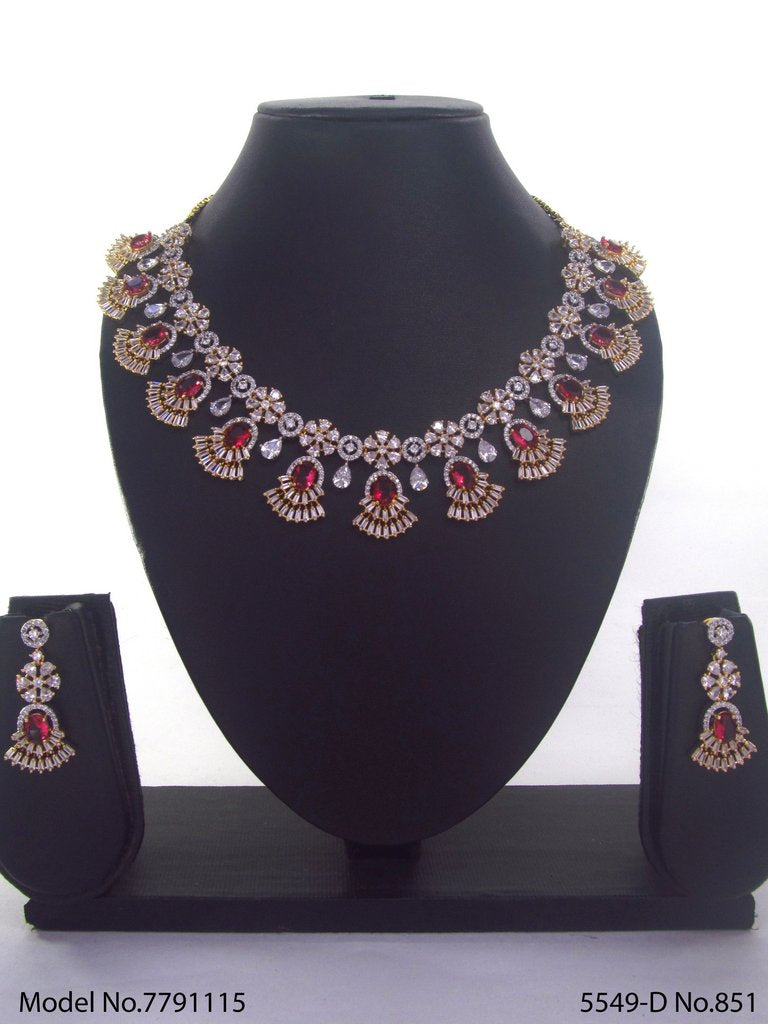 Original Cz Traditional Necklace - Amaara World