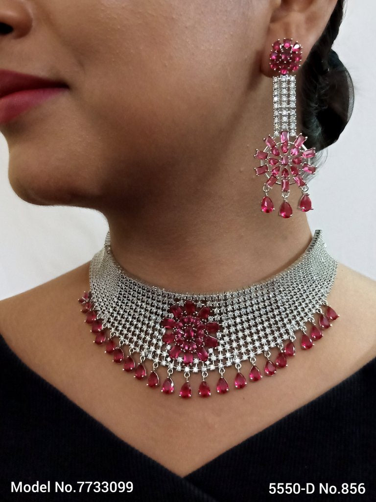 Artificial Diamond Cz Jewelry Set - Amaara World