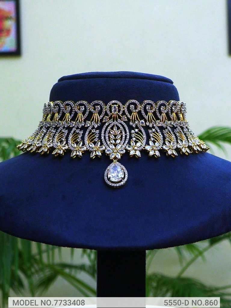 Artificial Diamond Cz Jewelry Set - 7733408 - View 2