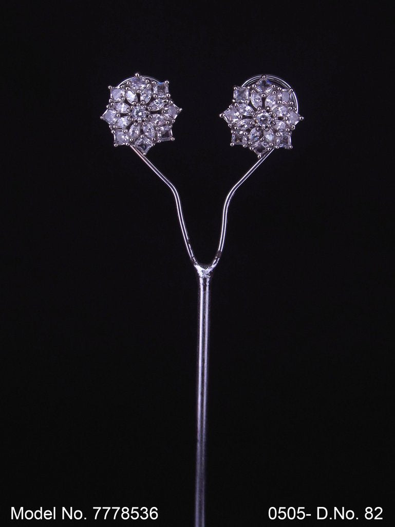 American Diamond Studs for a party - Style 1 - Amaara World