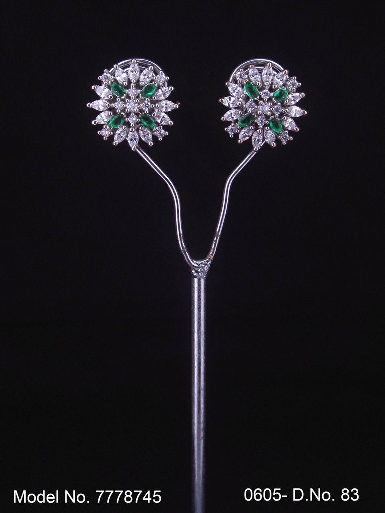 Pure handcrafted Studded Zircon | Fashion Studs - Style 5 - Amaara World