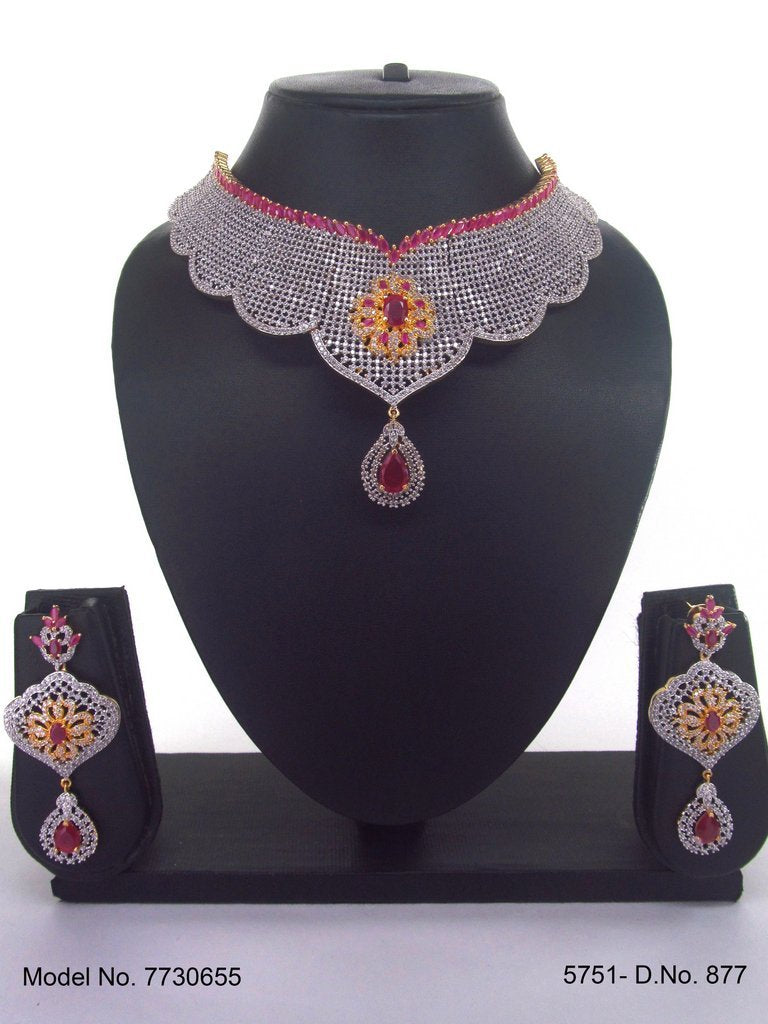 Choker Jewelry Set for Wedding Occasions - 7730655 - View 2