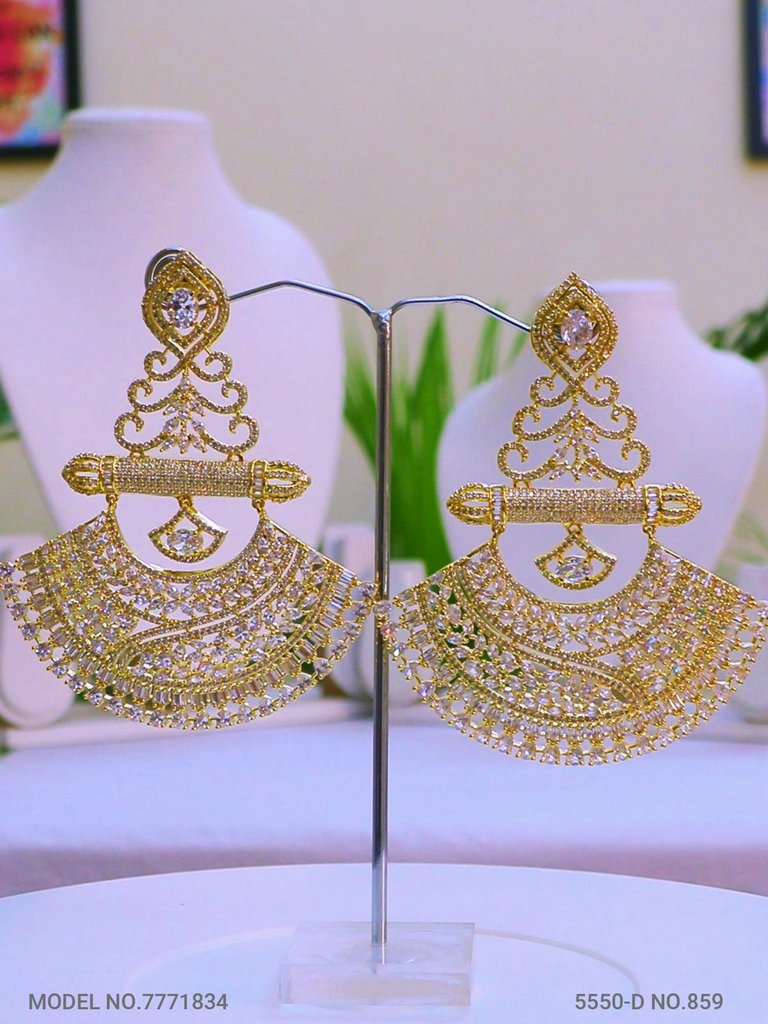 Zircon Earrings | Cz / AD Jewelry - Amaara World