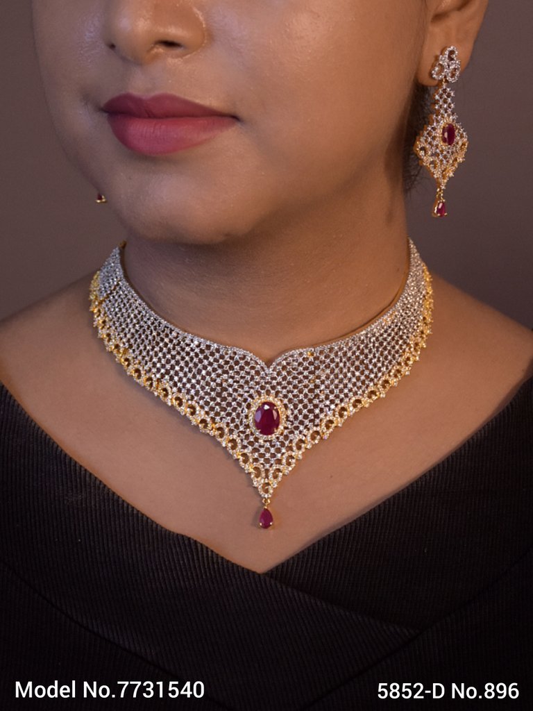 Original Handcrafted Zircon Set - 7731538 - Color variant
