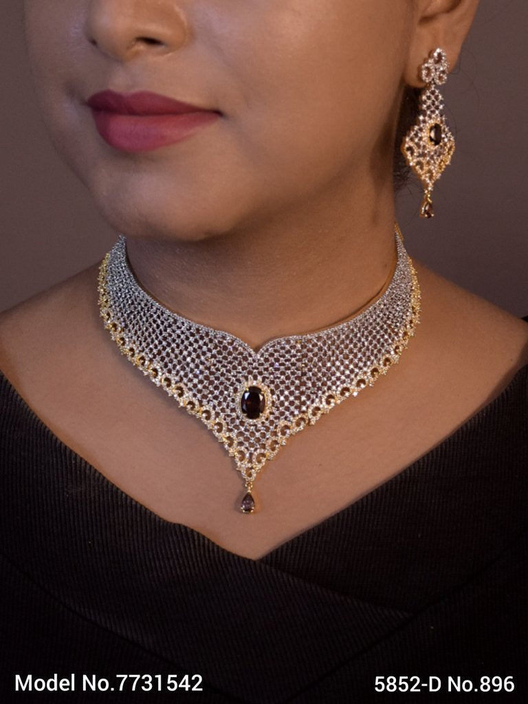Original Handcrafted Zircon Set - 7731538 - Color variant
