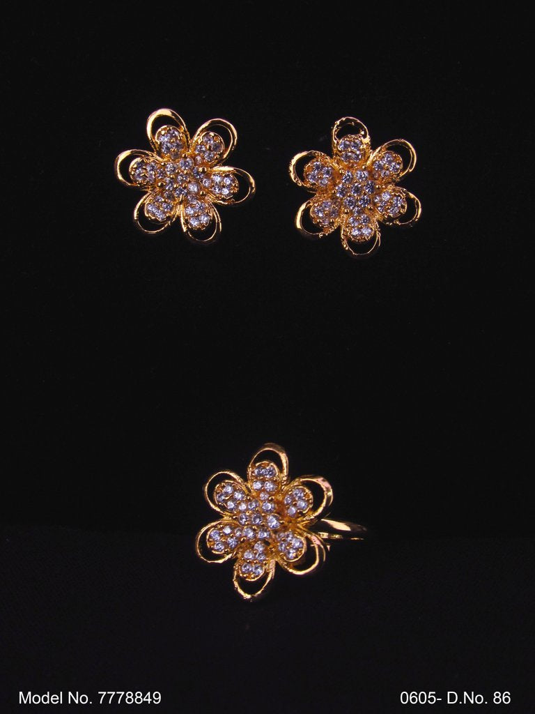 Earring With Finger Rings