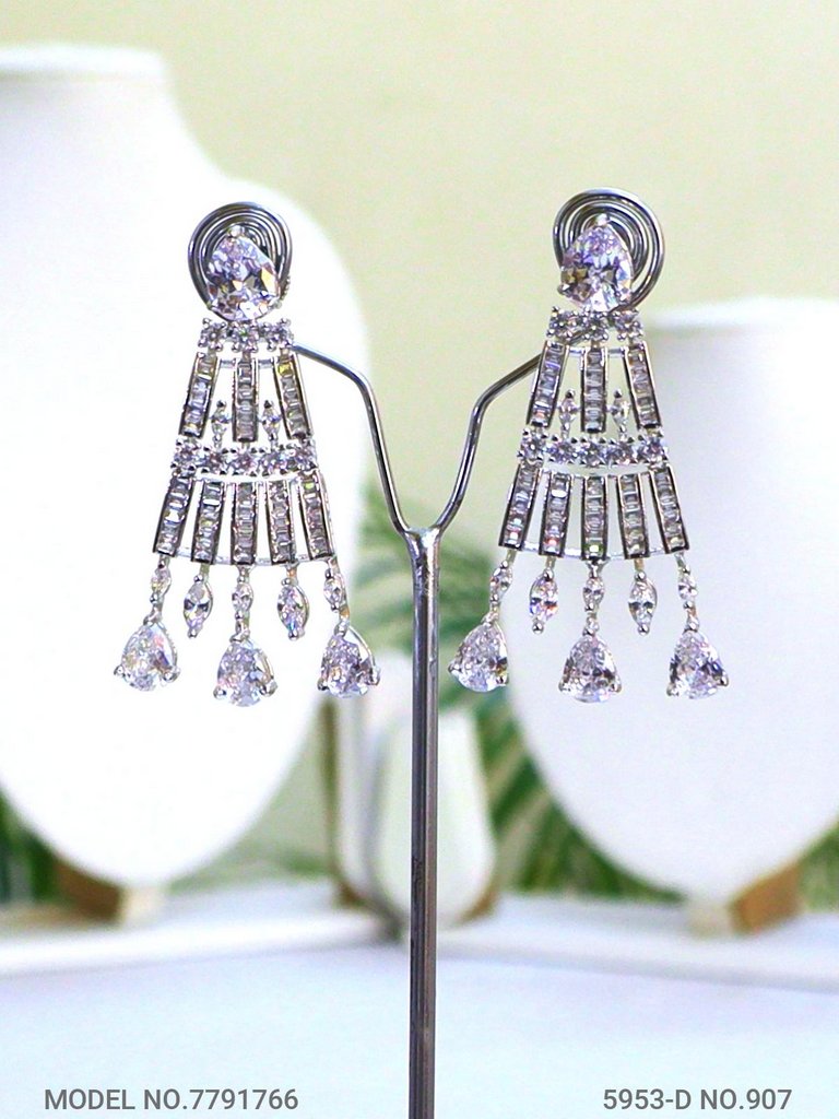 Traditional Design | American Diamond Jewelry Set - View B