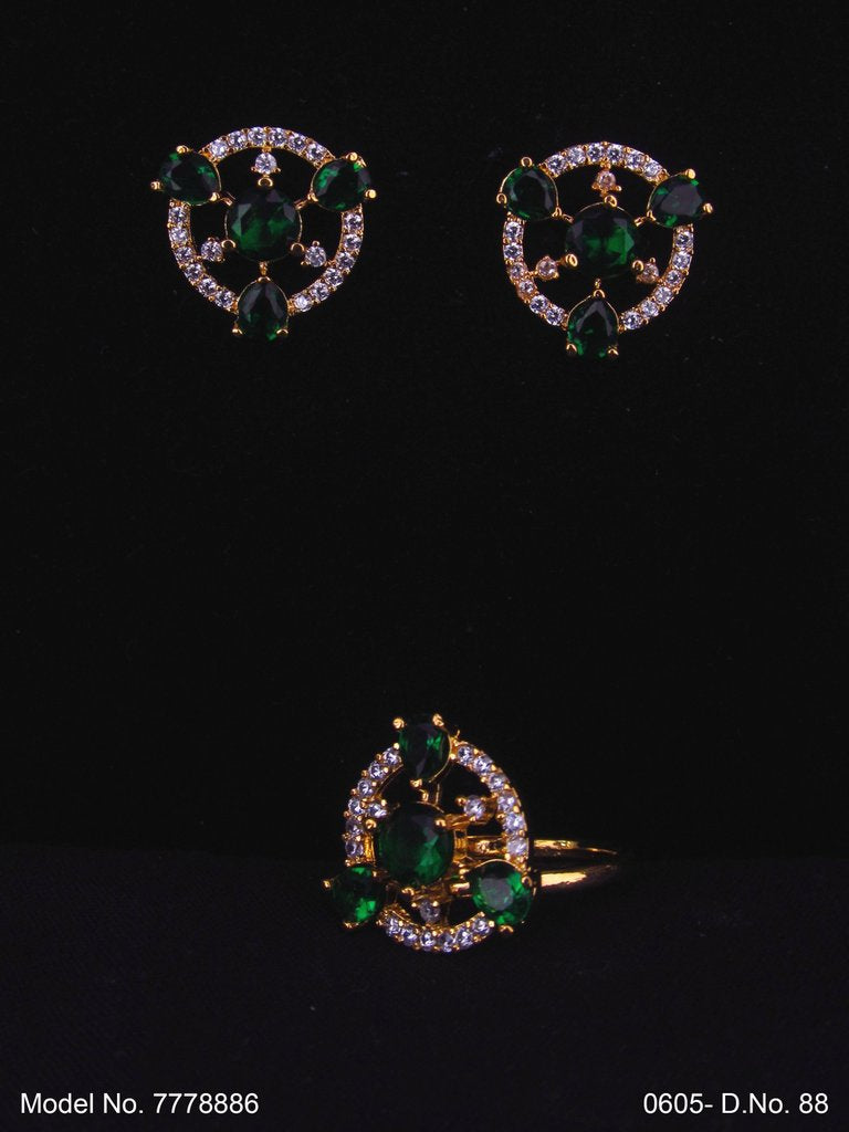 Earring With Finger Rings