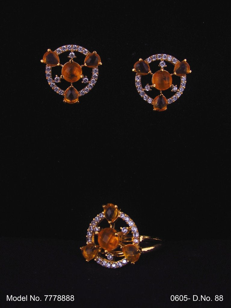 Earring With Finger Rings