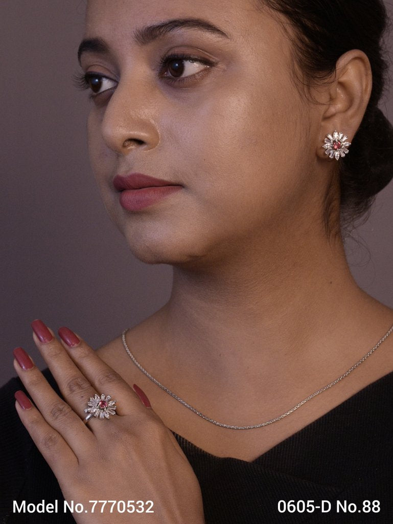 Earring With Finger Rings - Style 2 - Amaara World