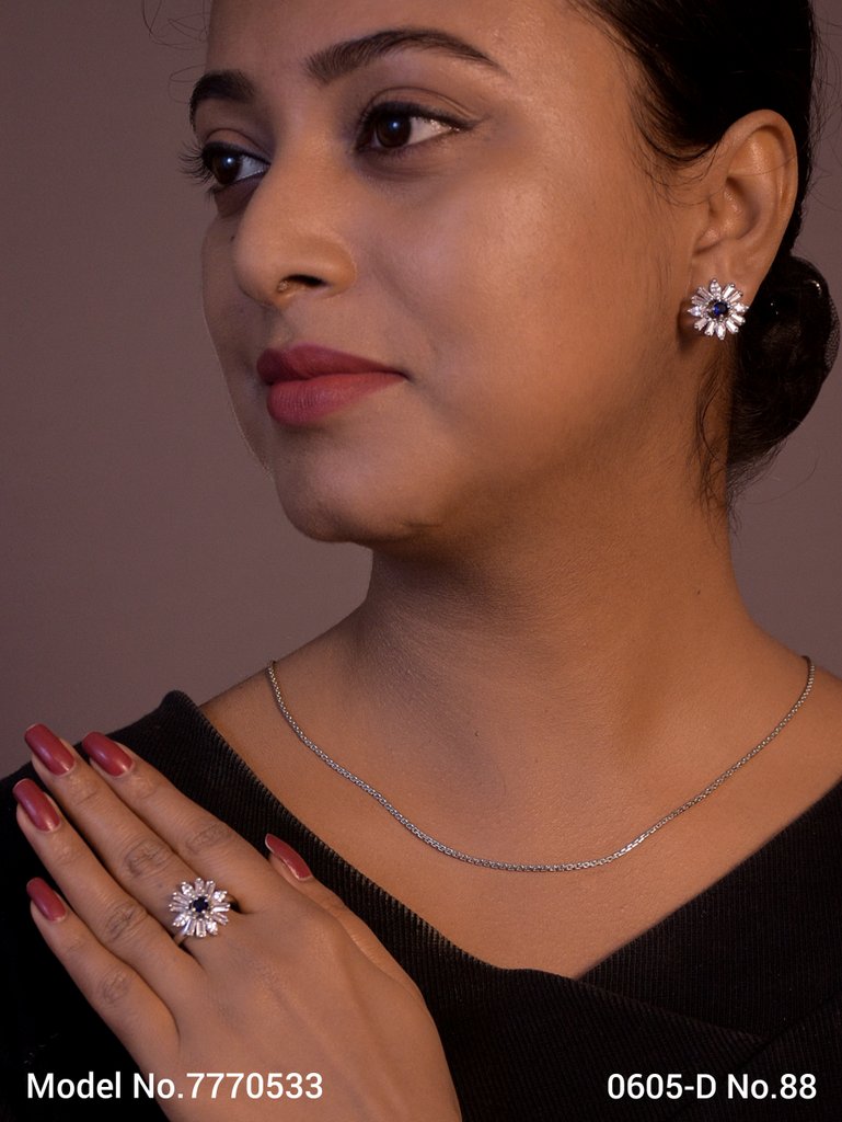 Earring With Finger Rings - Style 3 - Amaara World