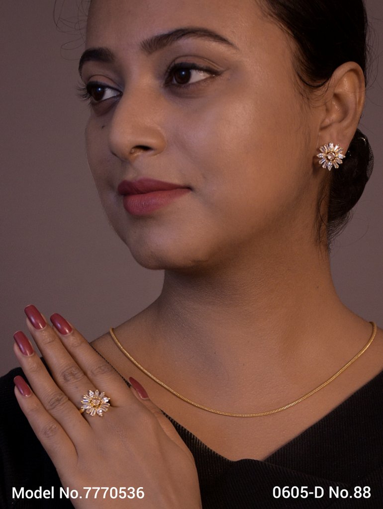 Earring With Finger Rings - Style 5 - Amaara World