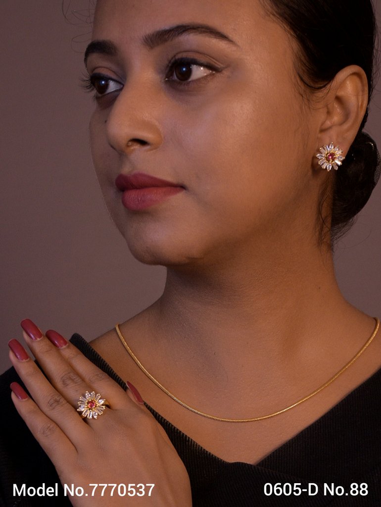 Earring With Finger Rings - Style 6 - Amaara World