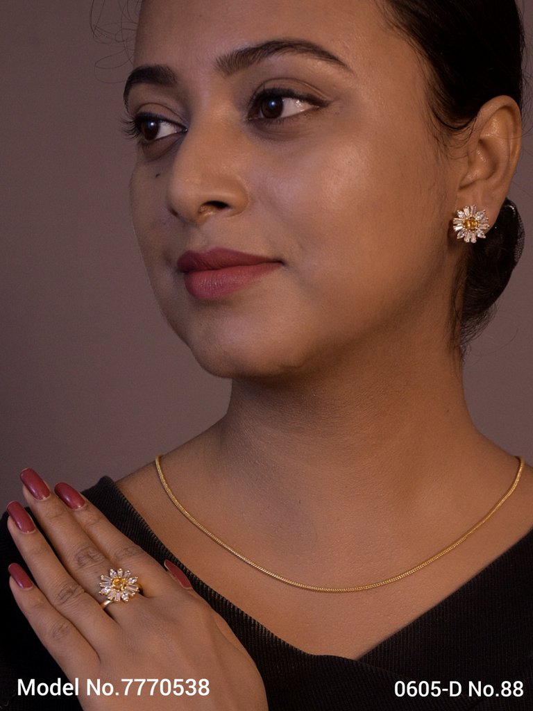 Earring With Finger Rings - Style 7 - Amaara World