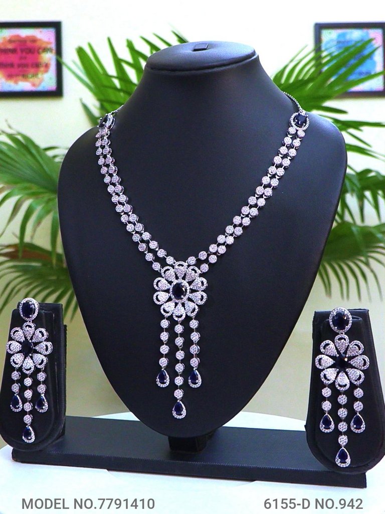 Artificial Diamond Cz Jewelry Set - Amaara World