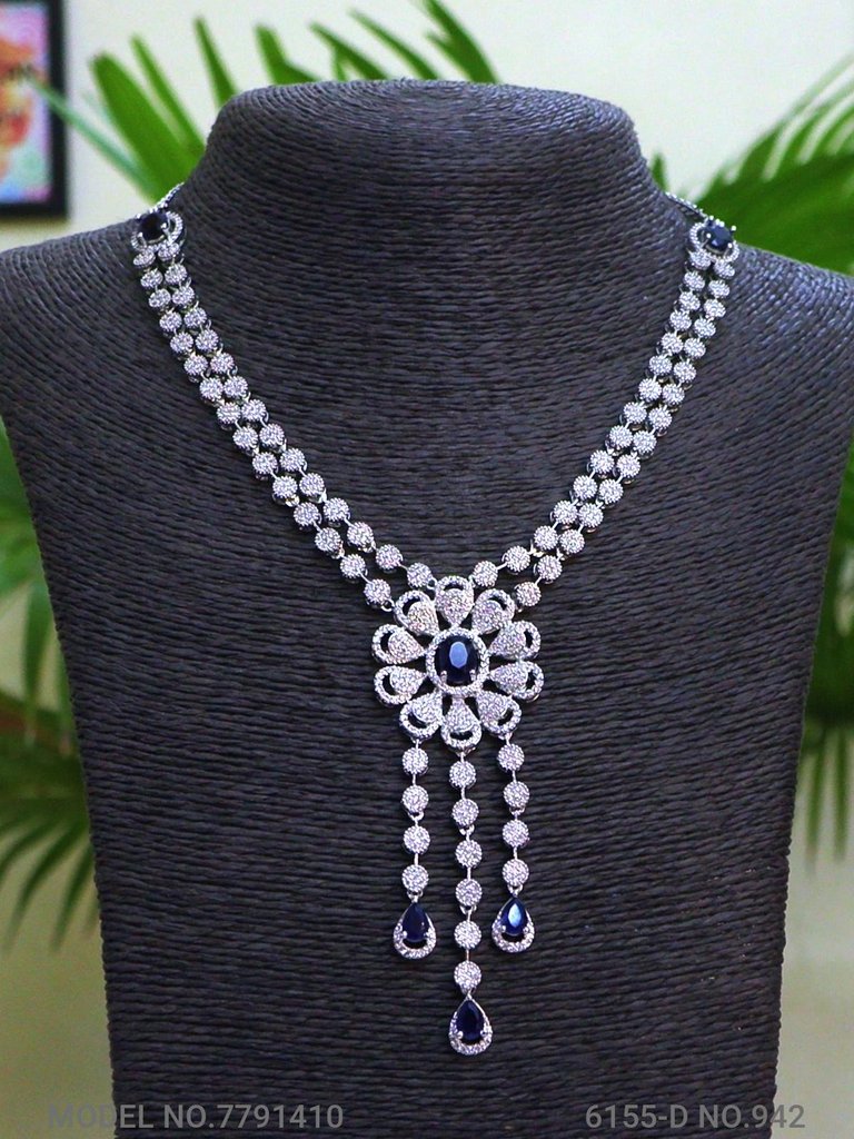Artificial Diamond Cz Jewelry Set - View A