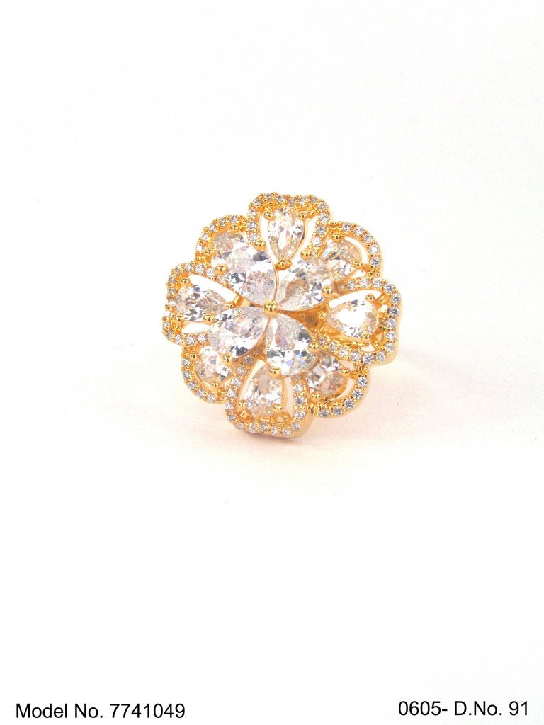 Trendy CZ Ring - Style 2 - Amaara World