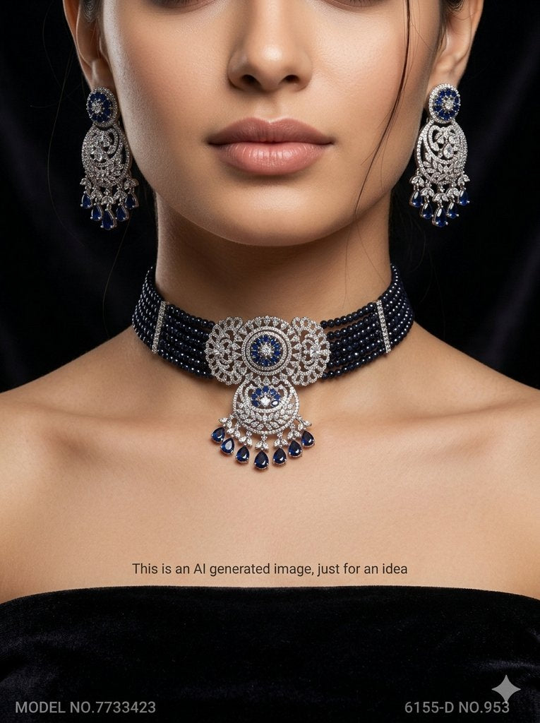 CZ Collar Necklace Collection - Amaara World