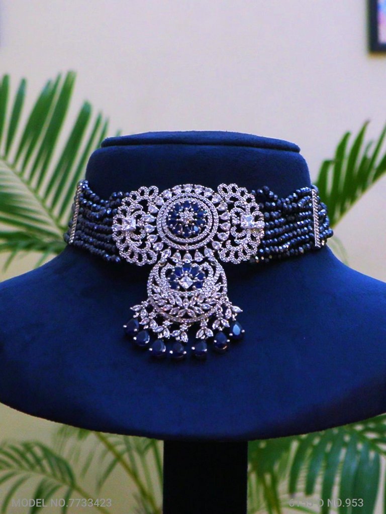 CZ Collar Necklace Collection - View B