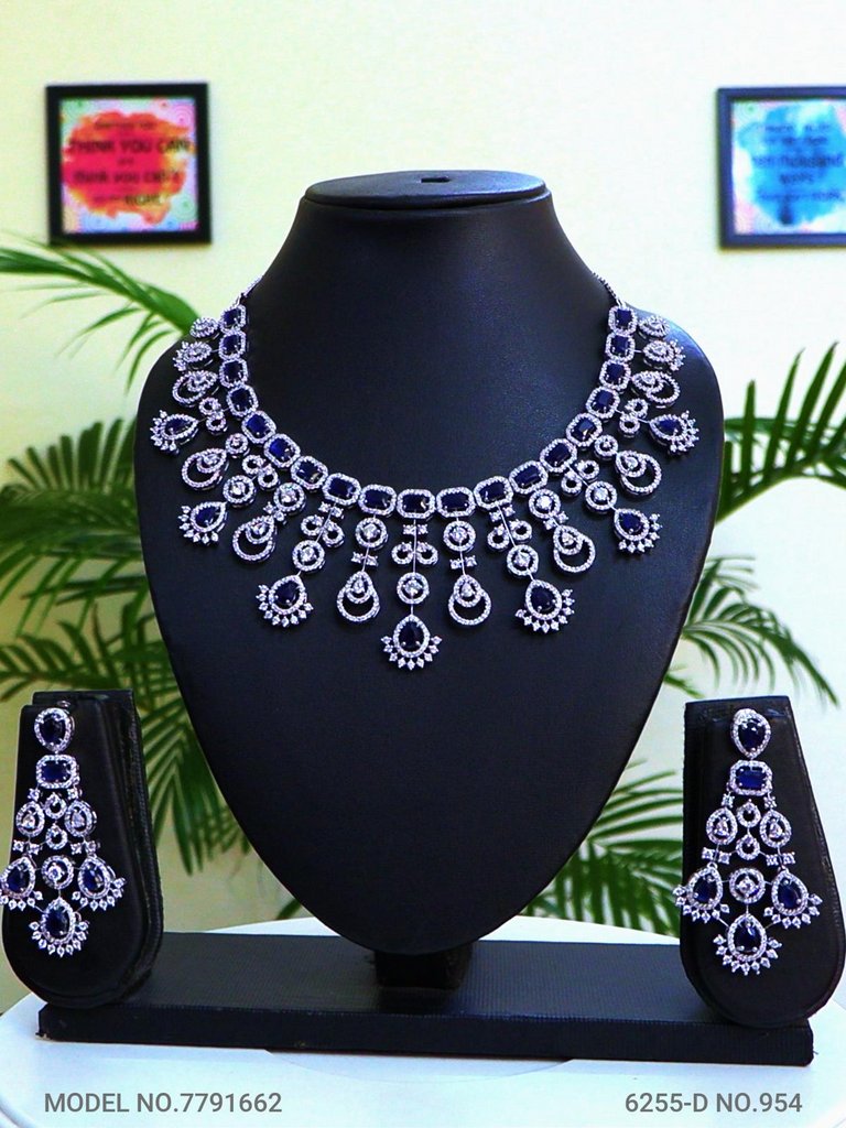 Statement American Diamond Set - Amaara World