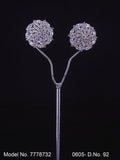 Cubic Zirconia Non-Dangling earrings - Style 1 - Amaara World
