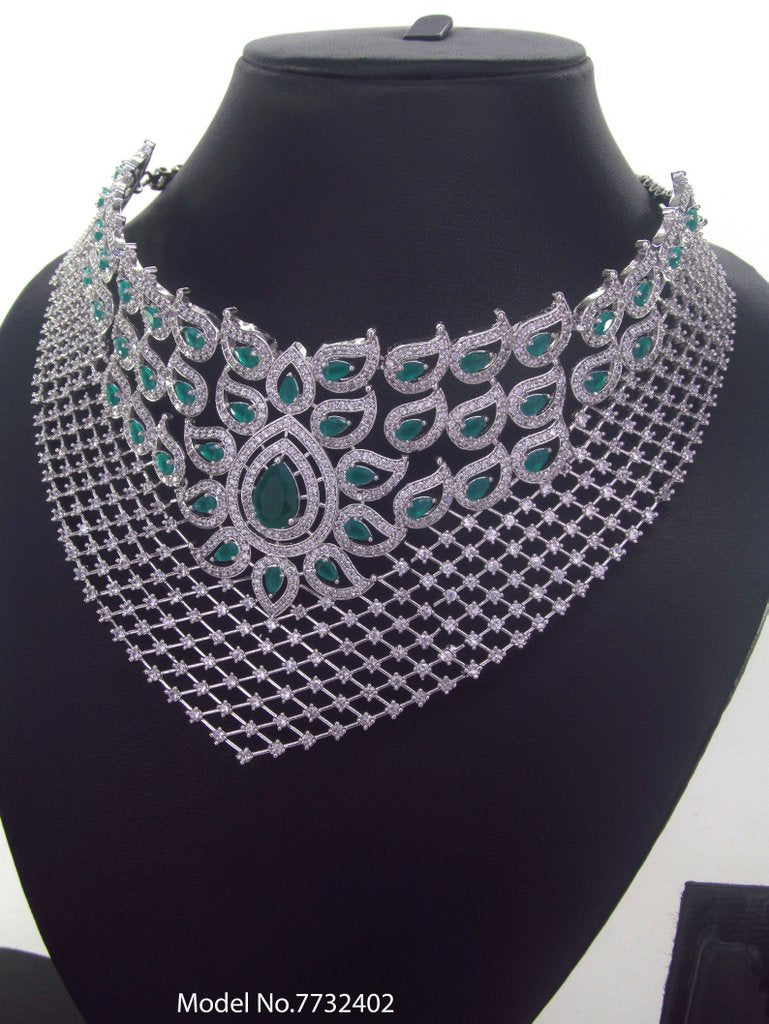 Imitation Diamond Cz Jewelry Set - 7732402 - View 2