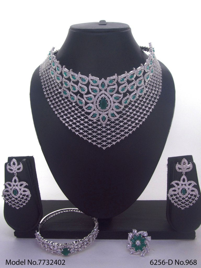 Imitation Diamond Cz Jewelry Set - 7732402 - View 1